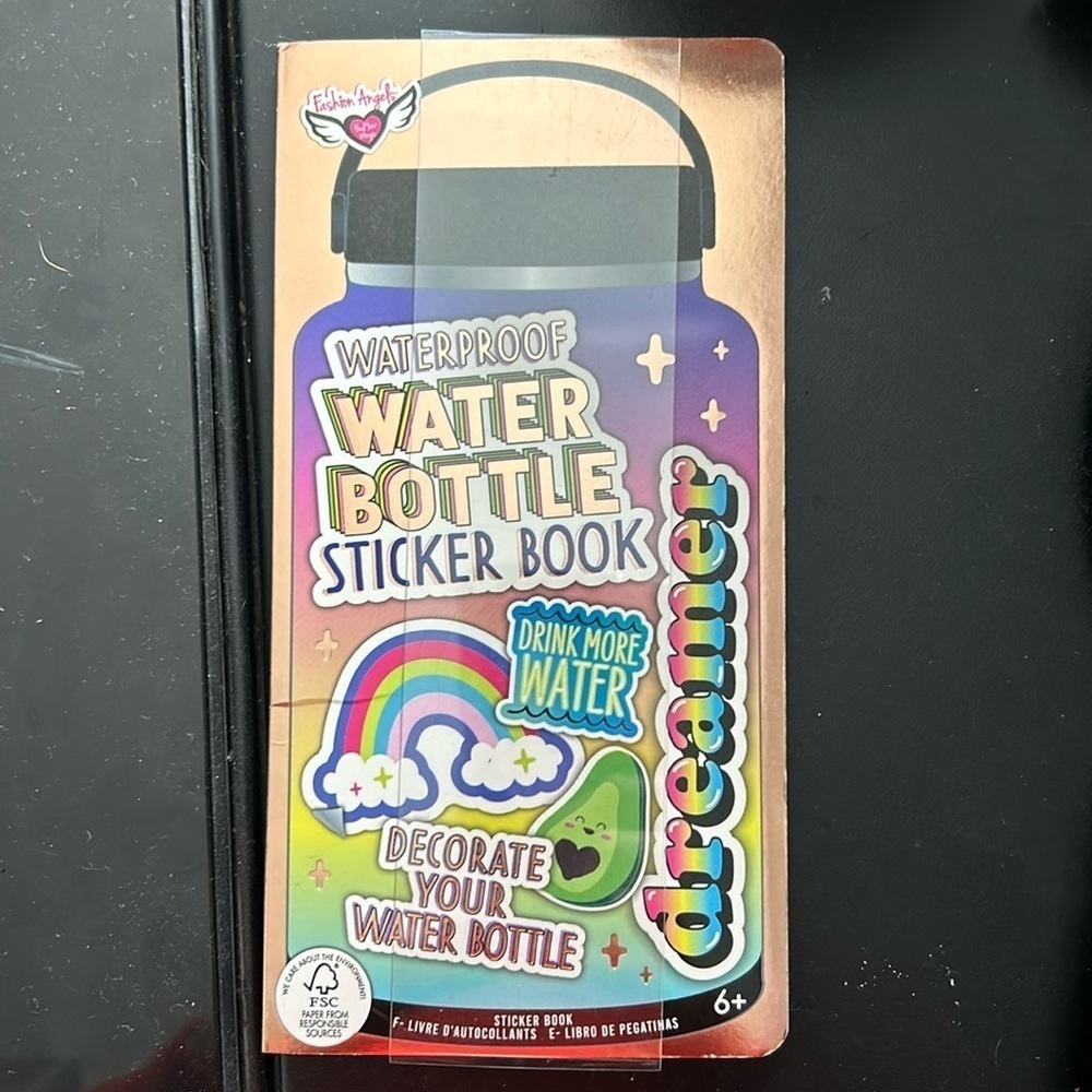 Aesthetic Water Bottle Sticker Pack (10 Sheets) Vinyl Stickers for Laptop Phone